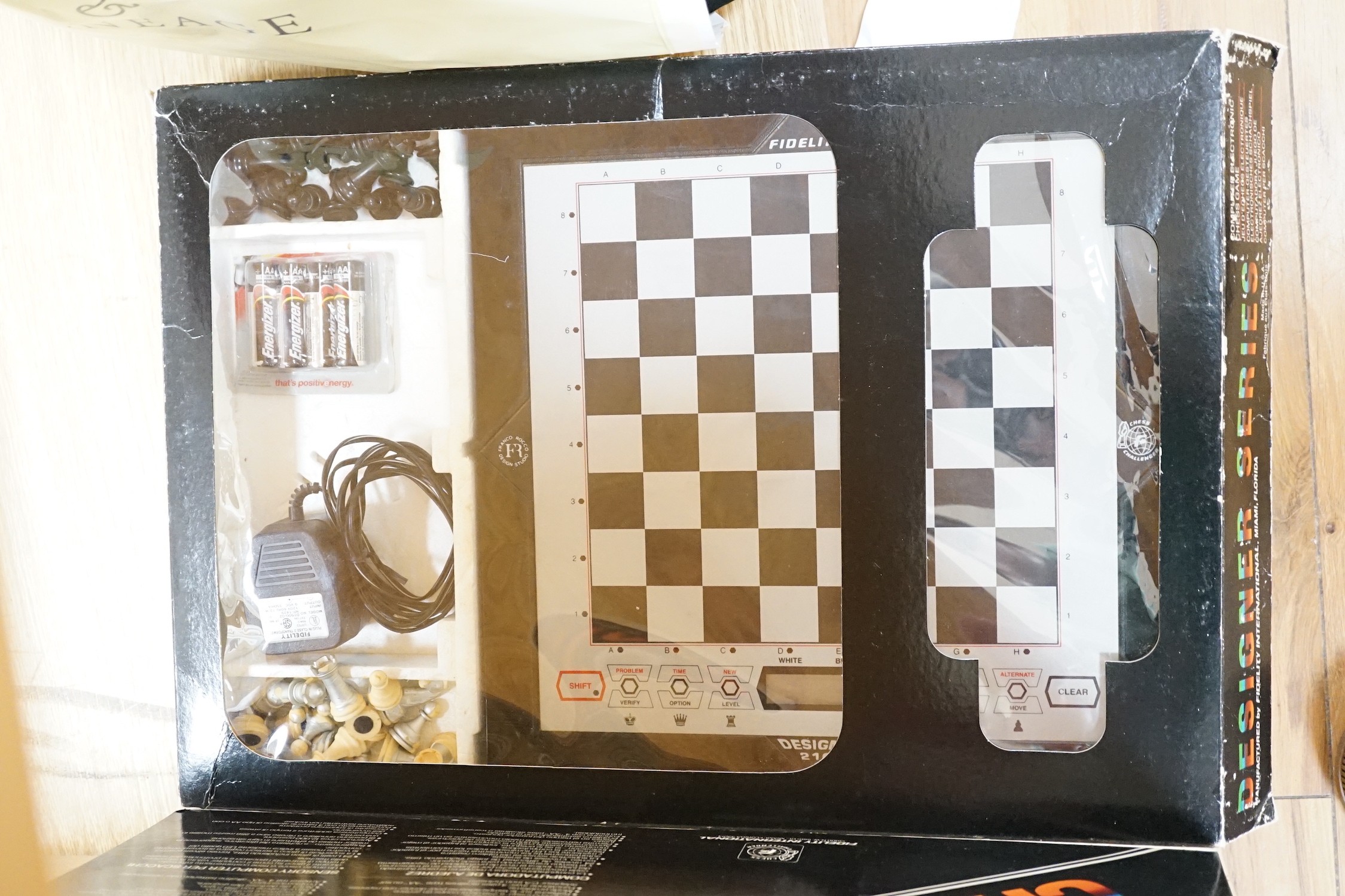 A Fidelity Electronic Chess Computer designer display 2100, model 6106, designed by Franco Rocco